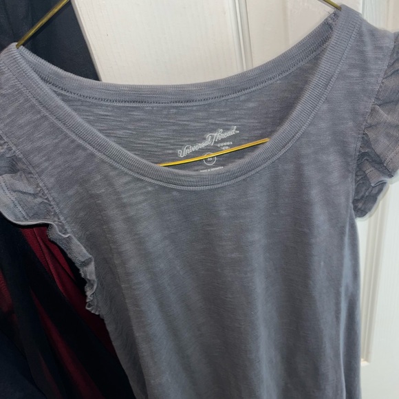 Universal Thread Gray Flutter Maxi Dress - Picture 3 of 4